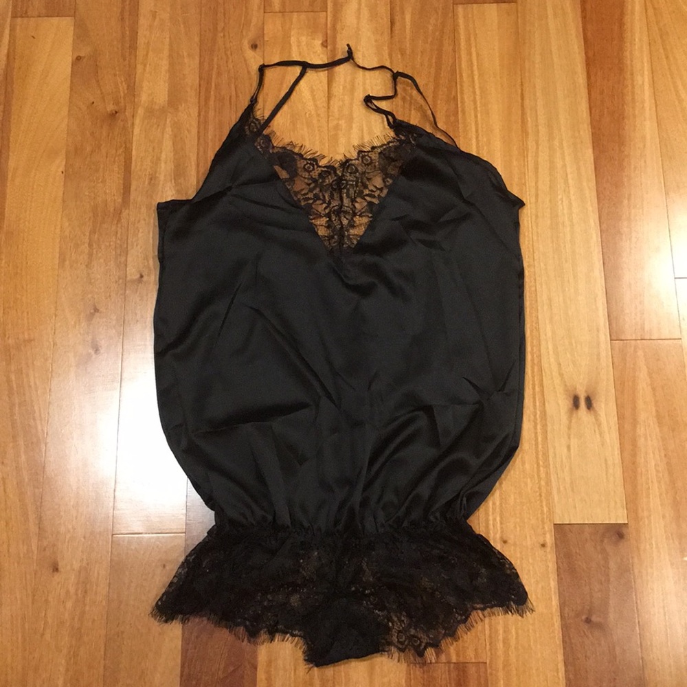 ❤️LINGERIE NIGHTWEAR LACE BODYSUIT OUT TOP - Picture 4 of 8